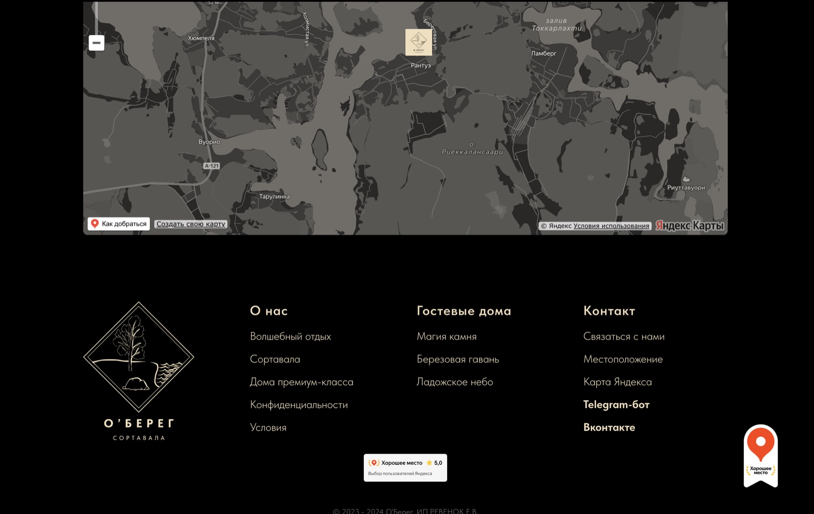 Obereg Sortavala — site detail 3